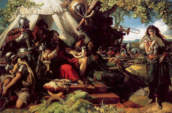 Maclise, Daniel King Cophetua and the Beggarmaid France oil painting art
